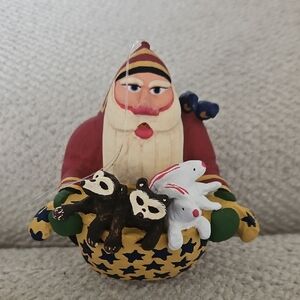 Vintage Santa Ornament